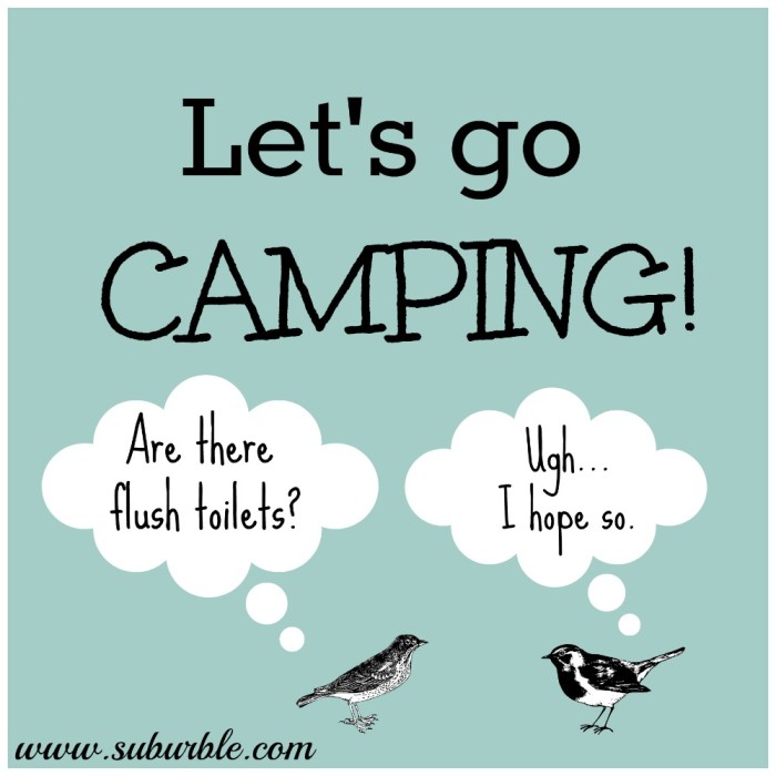 Let's Go Camping - Suburble