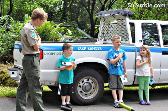 getting jr ranger badge - Suburble