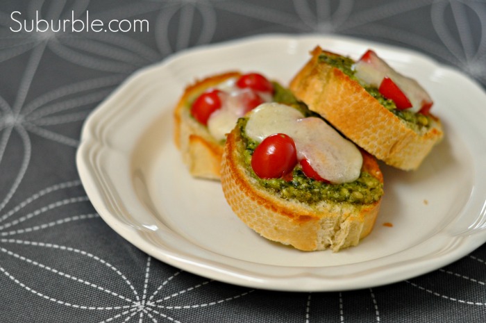 Pesto Mozzarella Melts