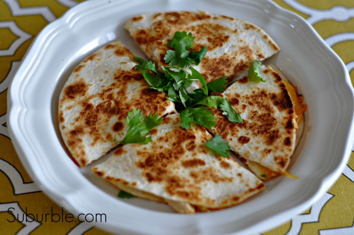 Quesadillas With Cilantro and Taco Dip (and an Old El Paso GIVEAWAY!)