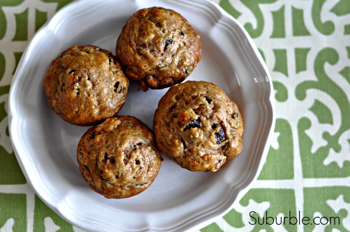 Delicious Zucchini Banana Muffins – and they’re vegan too!