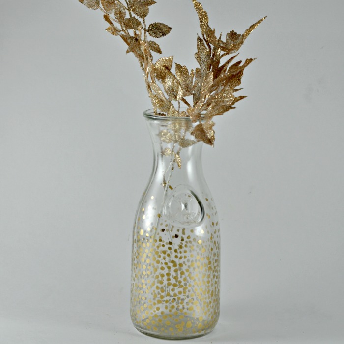 Gold Bubble Vase 