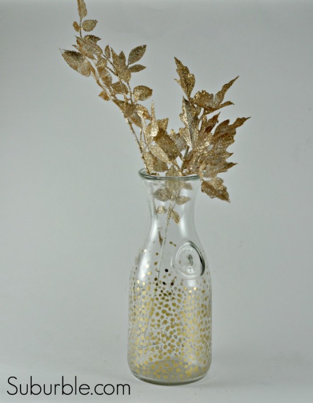 Gold Bubble Vase 2 - Suburble.com