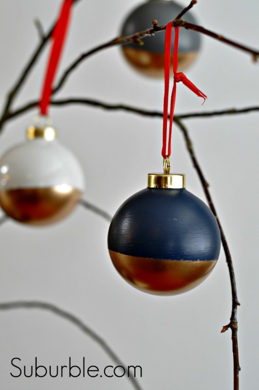Gold Dipped Ornaments - Suburble.com