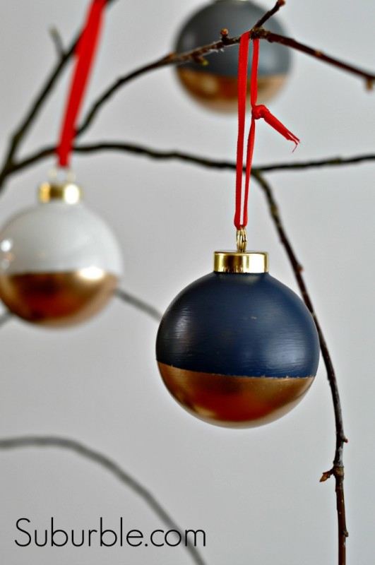 Gold Dipped Ornaments - Suburble.com