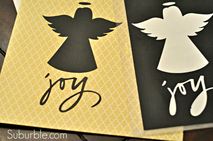 Silhouette Adhesive Cardstock - Joy Angel 1 - Suburble