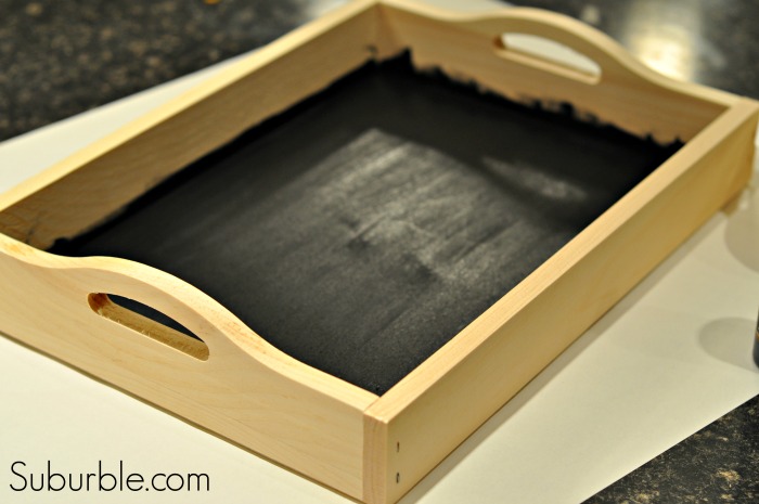 Chalkboard Tray - painted surface -  Suburble.com