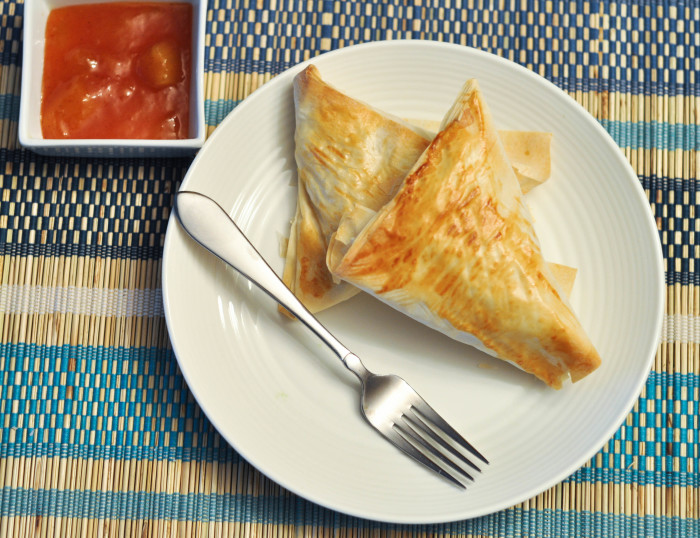 Make Samosas at home (using phyllo pastry!)