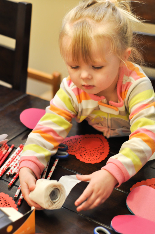 Heart and Pencil Arrow Valentines  - Kids can do glue dots - Suburble.com (1 of 1)