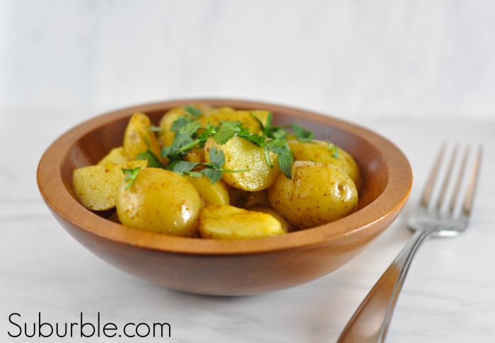 Warm Potato Salad with Curried Dressing - Suburble.com