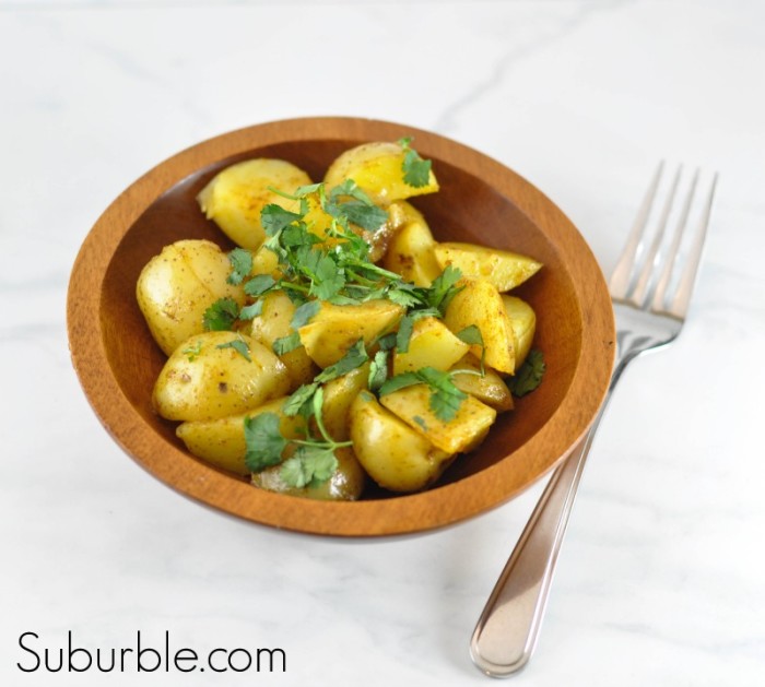 Warm Potato Salad with Curry Dressing - Suburble.com