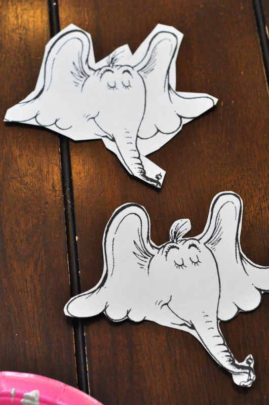 Horton Cut-Outs - Dr. Seuss Craft  - Suburble.com (1 of 1)