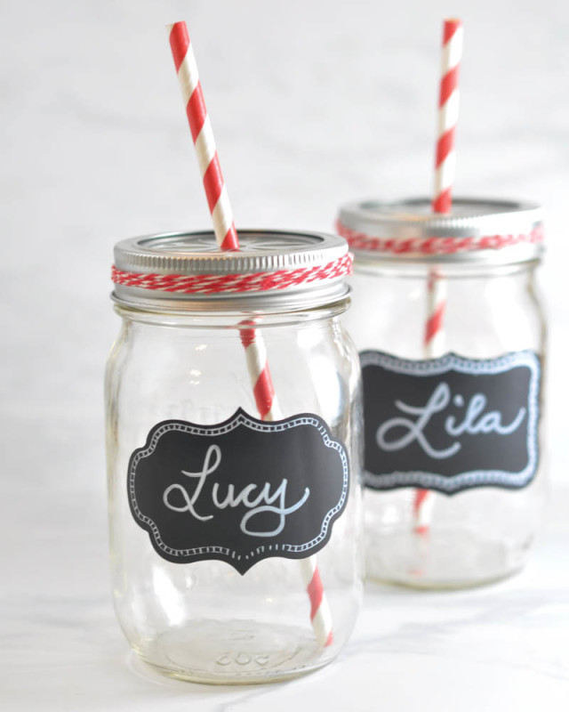 Mason Jar Drinks with Chalkboard Labels - Suburble.com (1 of 1)