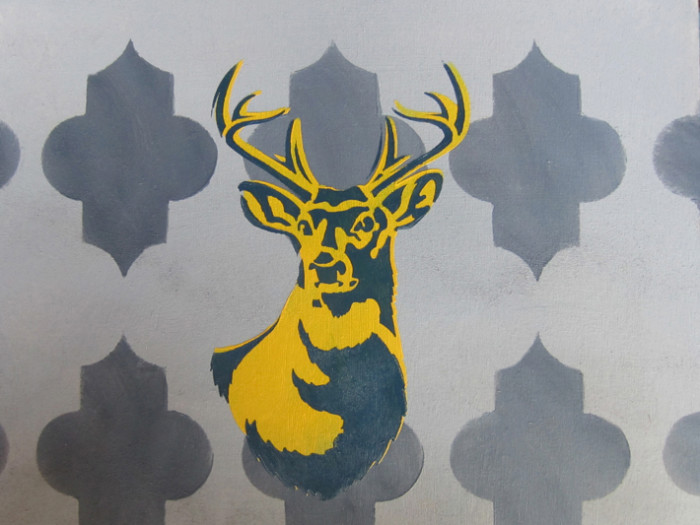 Deer stencil