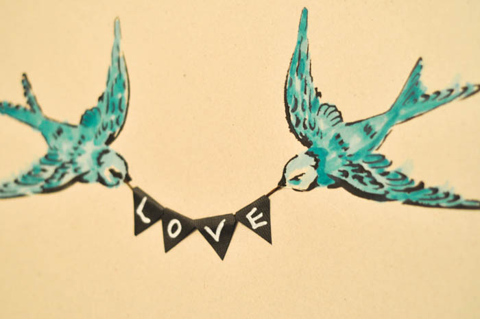 All You Need Is Love: Swallow Wall Art