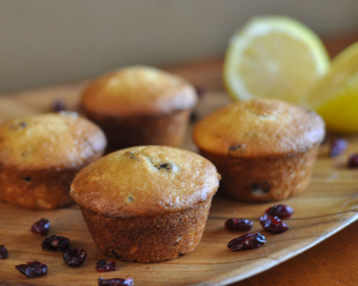 Lemon Cranberry Muffins - Suburble