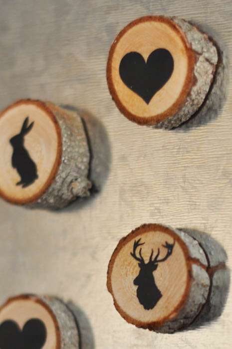 Wooden Magnets with Woodland Silhouettes  - Suburble.com (1 of 1)