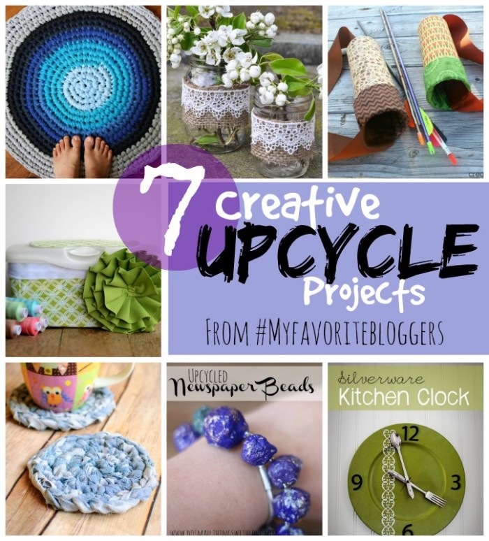 7 Creative Upcycle projects form #MyFavoritebloggers
