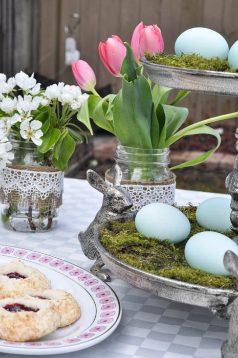Easter Tea Party - Moss and Egg Centerpiece - Suburble.com (1 of 1)
