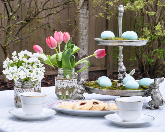 A Fancy Tea Party In the Garden