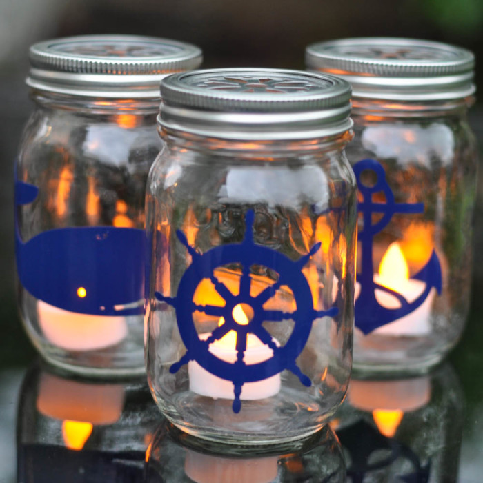 Nautical Mason Jar Lantern Tutorial - Suburble.com (1 of 1)