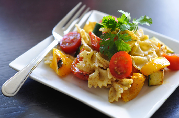 Grilled Vegetable Pasta Salad with Curried Dressing - Suburble.com (1 of 1)