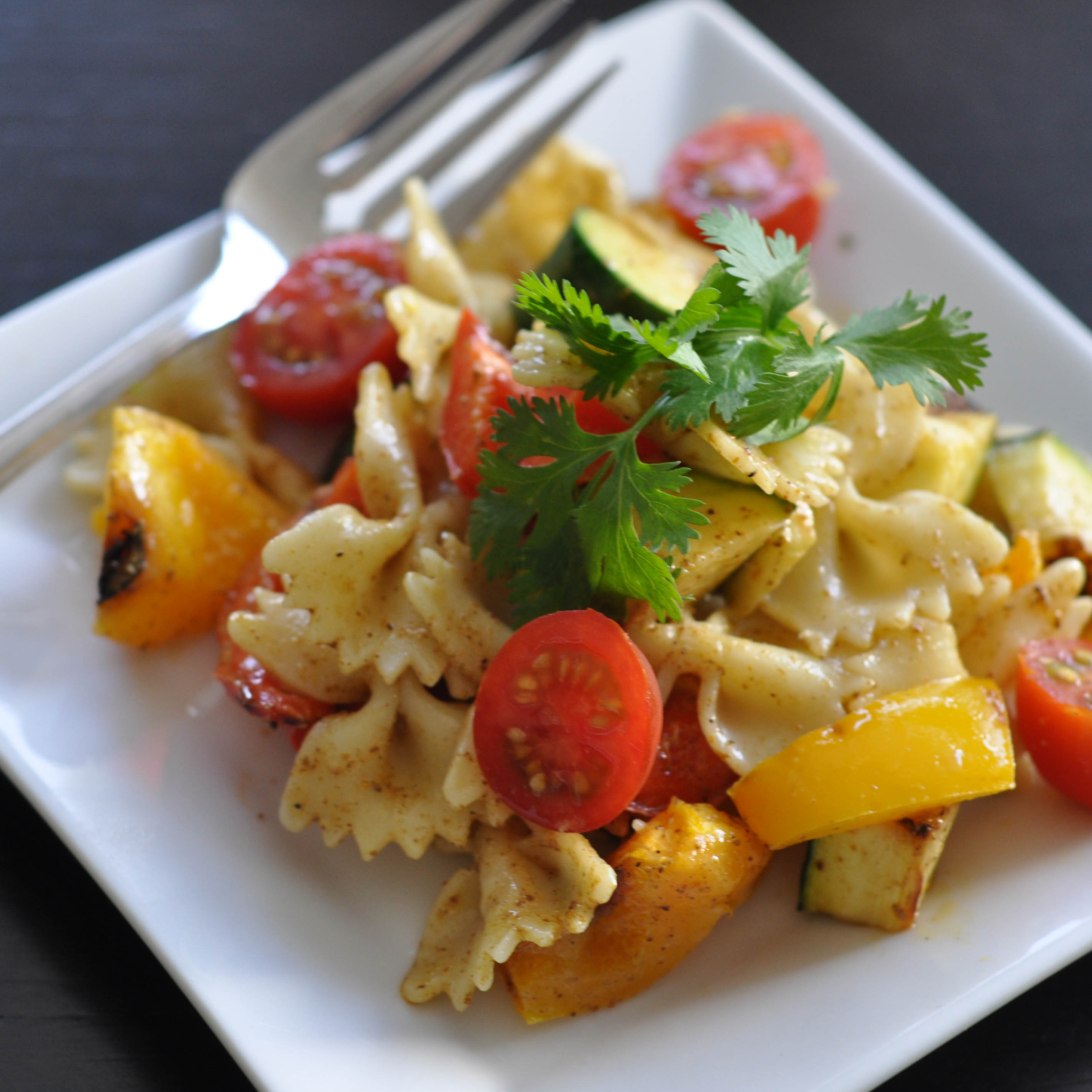 Grilled Vegetable Pasta Salad with Sweet Curried Dressing - Suburble.com (1 of 1)