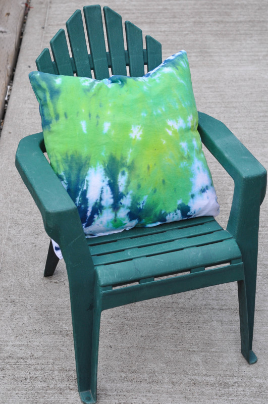 Tie-Dye Green Pillow - Suburble.com (1 of 1)