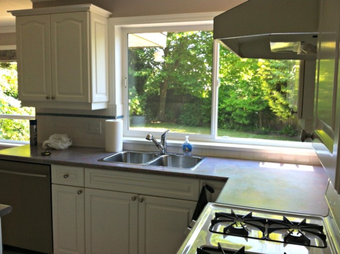 Kitchen Window Before