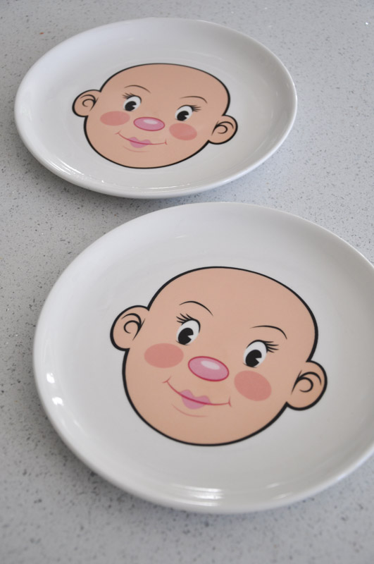 Mrs. Food face plates  - Suburble.com-1