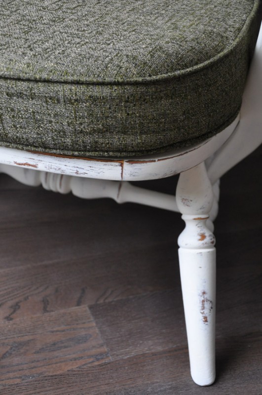 Little Chair - With Distressed French Vanilla Chalk Paint - Country Chic Paint -  Suburble.com-1