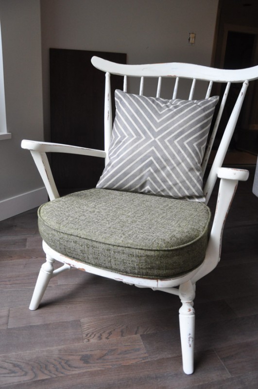 Little Chair - With Distressed French Vanilla Chalk Paint -  Suburble.com-1