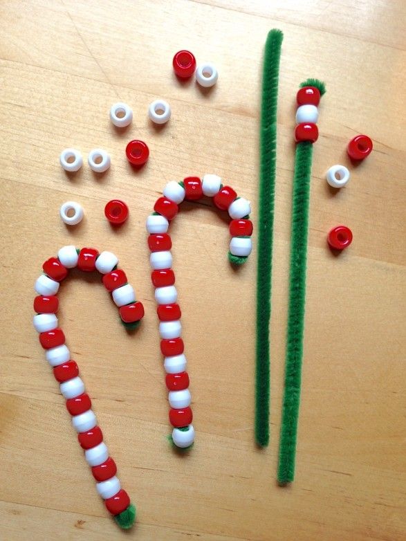 Pipe Cleaner Candy Cane