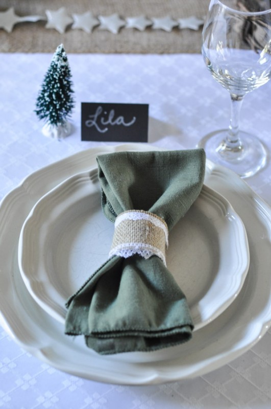 Burlap Lace Ribbon Napkin Ring - Suburble.com-1