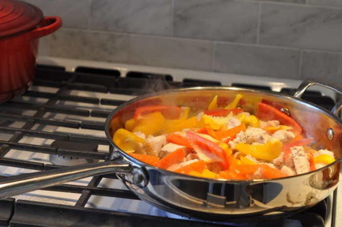 Cooking Fajitas on Stove-1