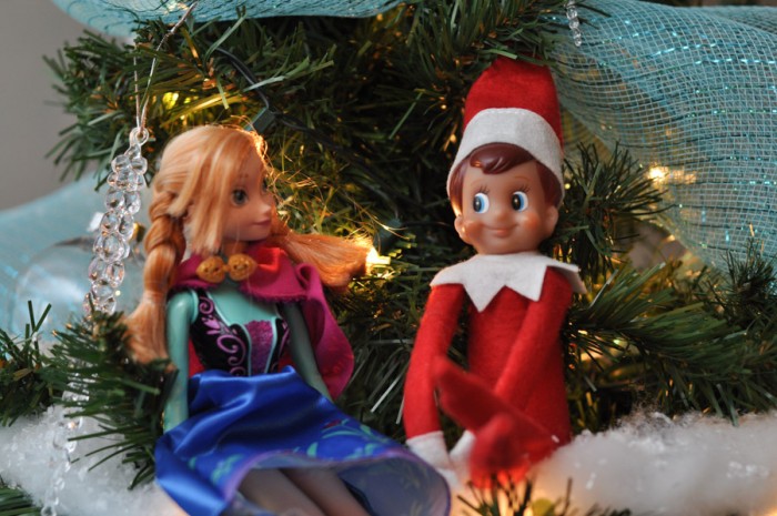 Elf on the Shelf and Anna-1