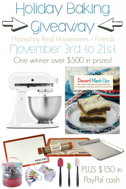Holiday Baking Giveaway Vertical Graphic