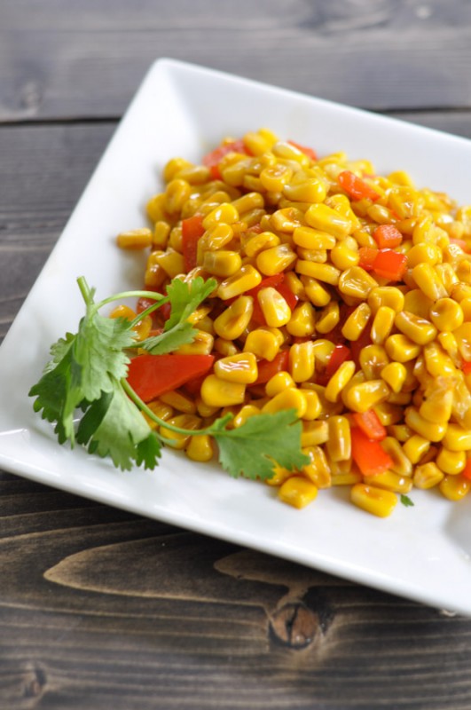 Stir Fried Corn Recipe - Suburble.com-1