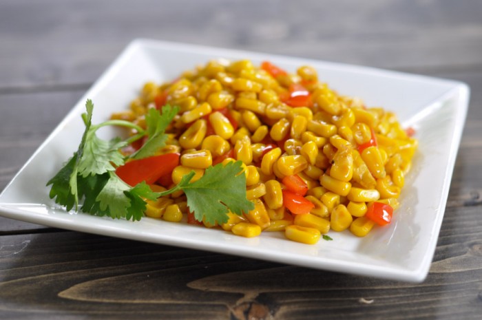 Stir Fried Corn Recipe with Coconut Chilli Sauce - Suburble.com-1