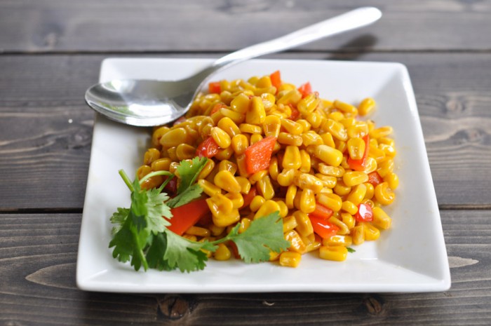 Stir Fried Corn with Coconut Chilli Sauce - Suburble.com-1