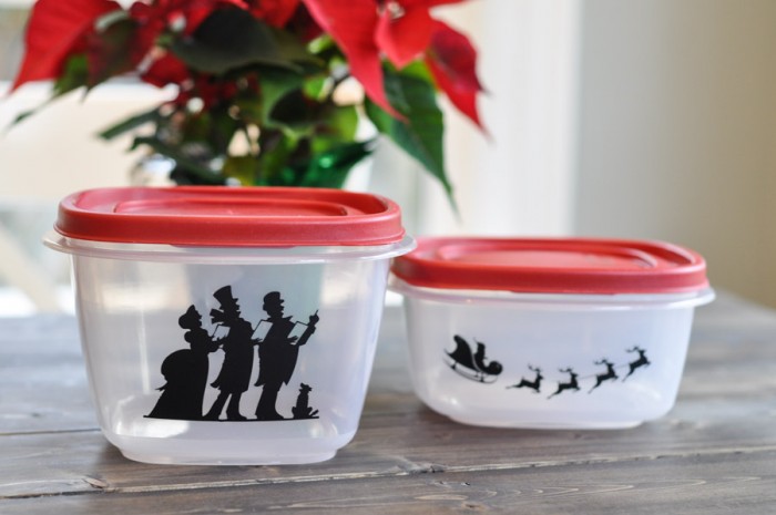 Adding Festive Flair to Rubbermaid Containers-3