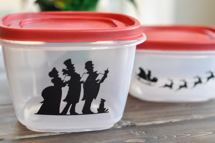Adding Festive Flair to Rubbermaid Containers-4