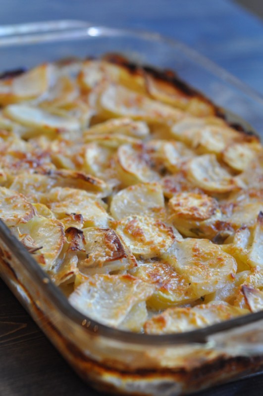 Scalloped Potatoes with Mushroom Soup-2