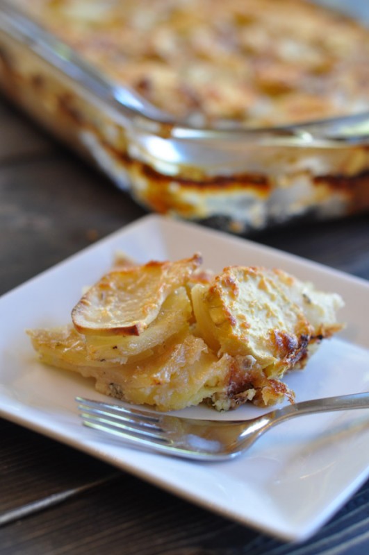 Scalloped Potatoes with Mushroom Soup-4