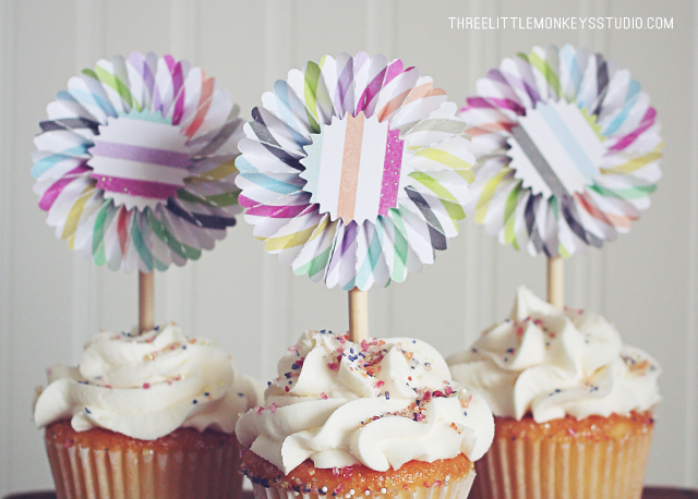 DIY-rosette-cupcake-toppers-2