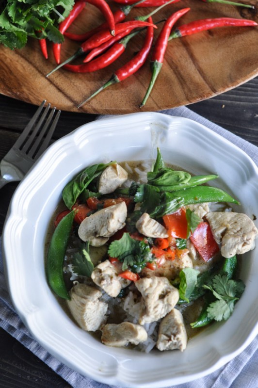 Green Curry Thai Chicken Recipe-3