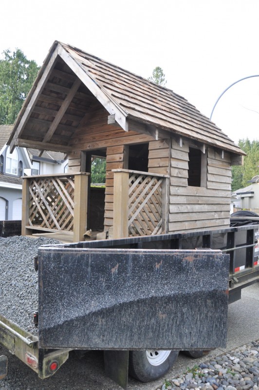 Playhouse Craned Over The House-1