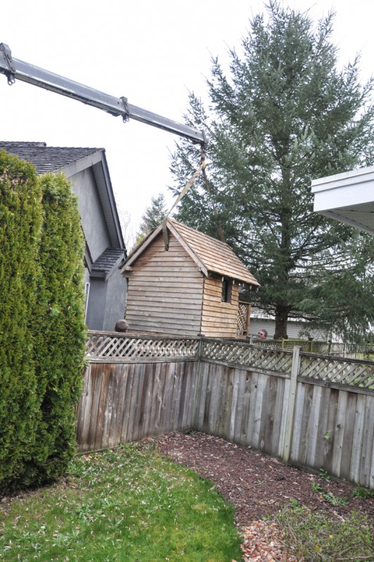 Playhouse Craned Over The House-6