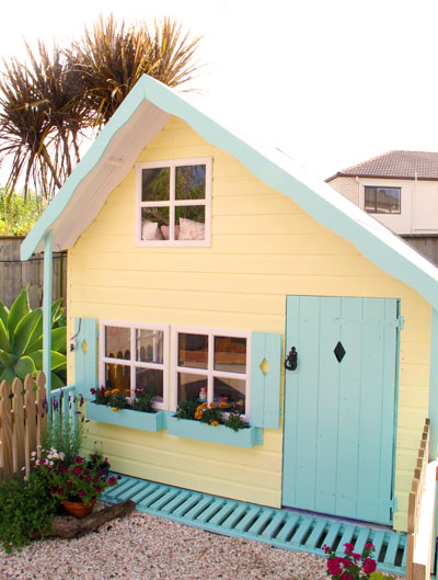 Yellow and Blue playhouse