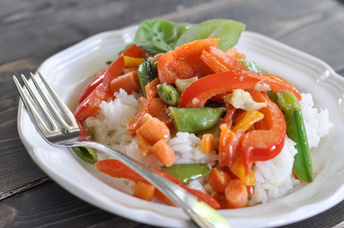 Green Chili Thai Stir Fry With What's In The Crisper-4